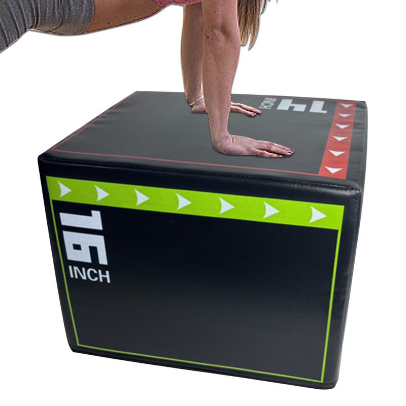 Box Jump Plyo - Plyometrische Sprungbox, stoßfest, rutschfest, Step-Up-Box, Sprung-Trainingsgerät,