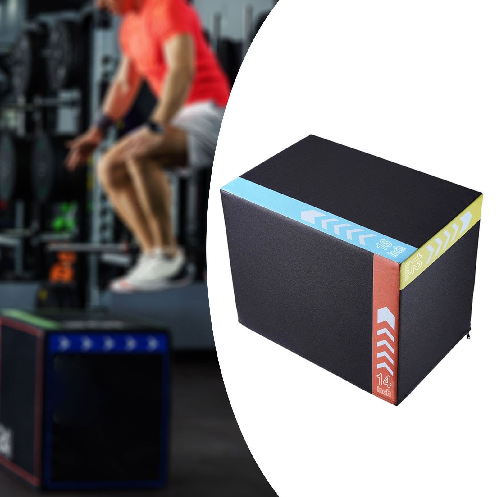 Plyo Jumping Übungsbox, Tragba – Box Jump Plyo Bewertung und Preis