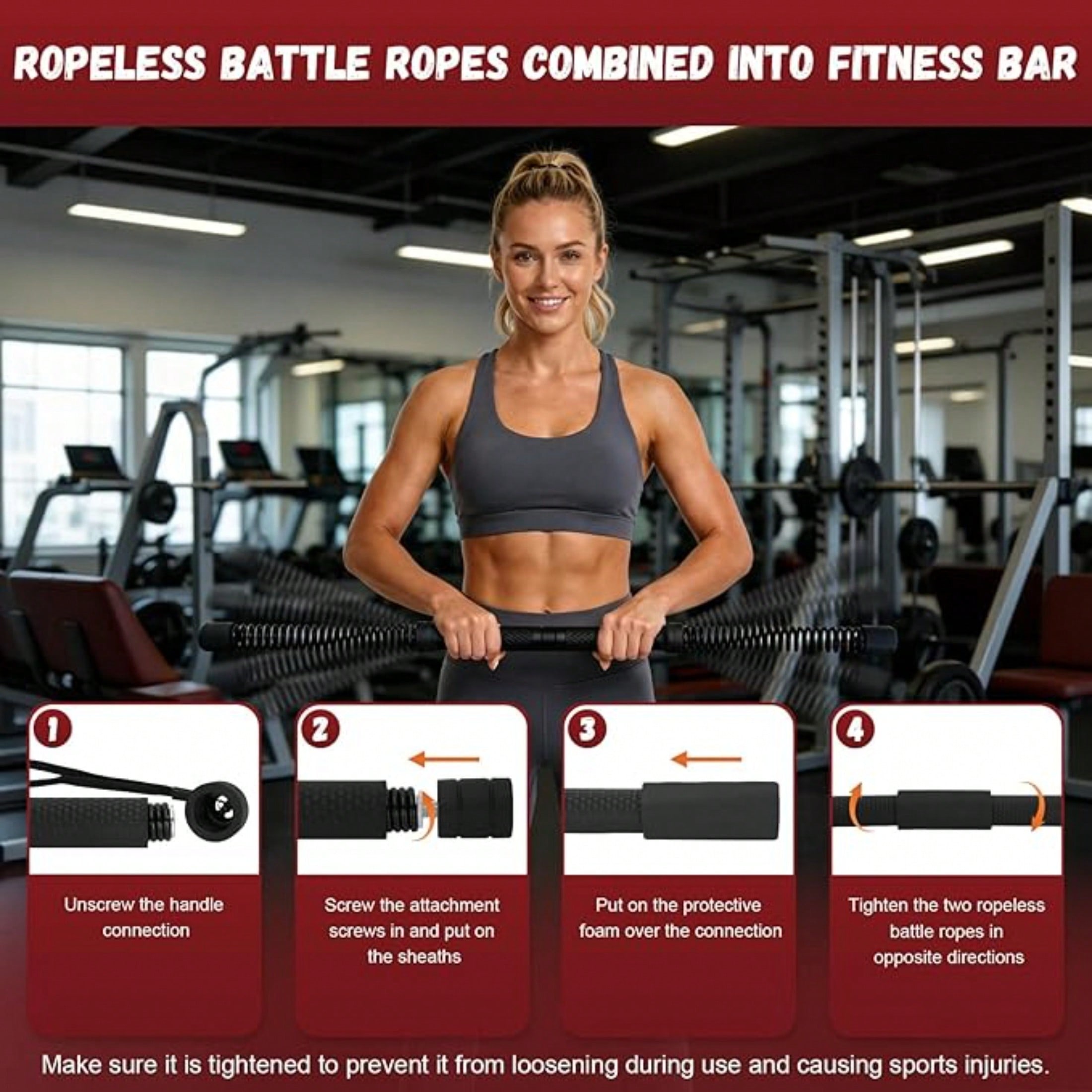 2-in-1 Verbessertes kabelloses – Crossfit Training Bewertung und Preis